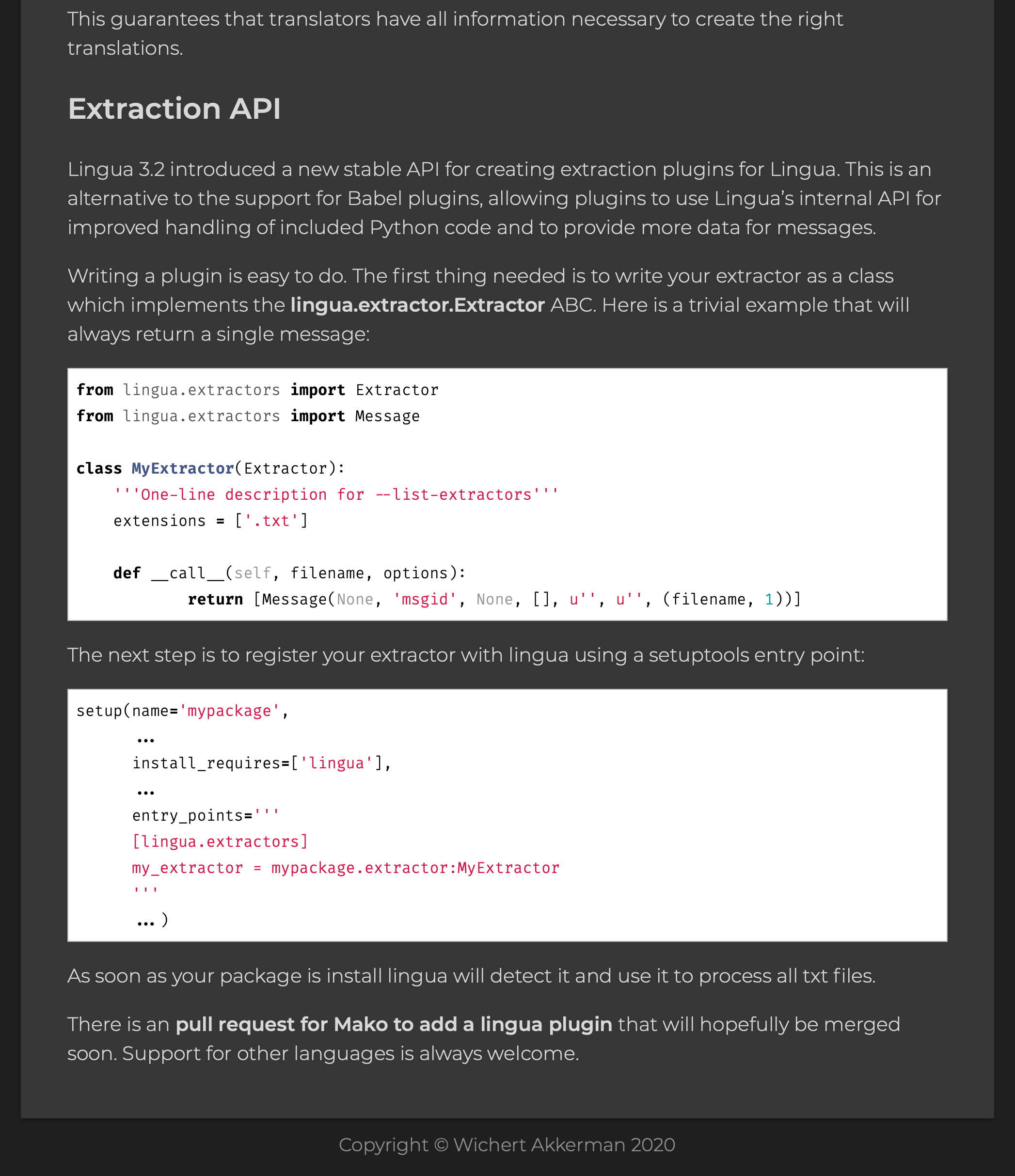 Example of bad syntax highlighting in dark mode